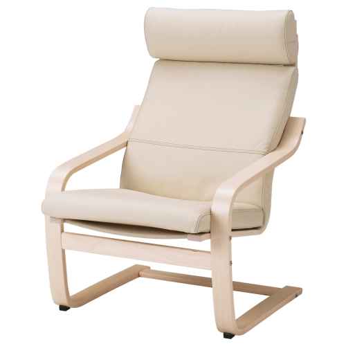 IKEA POANG Armchair Birch veneer Glose eggshell Living Room Urban Sales